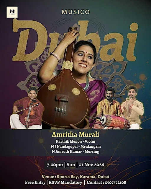 Amritha Murali - Live in Dubai